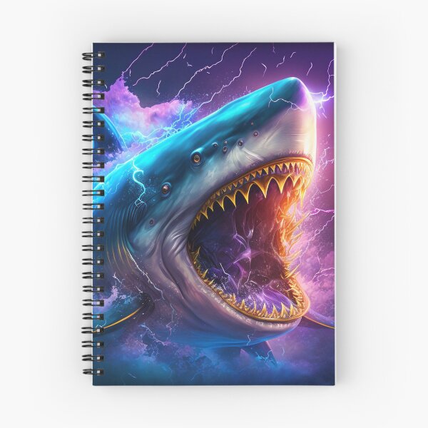 Item preview, Mutant Shark With Big Teeth Purple designed and sold by EbnerPrints.