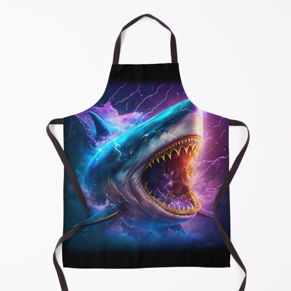 Item preview, Mutant Shark With Big Teeth Purple designed and sold by EbnerPrints.