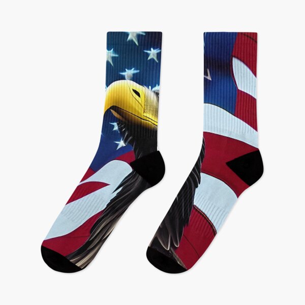 Artikelvorschau, Adler und amerikanische Flagge entworfen und verkauft von MIGSZ.