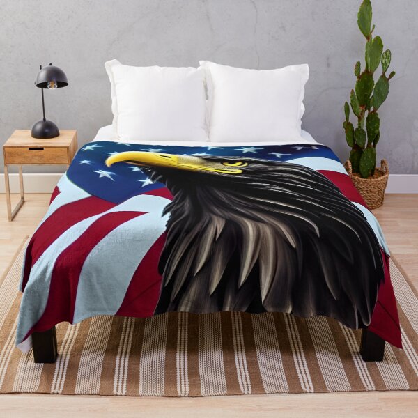 Artikelvorschau, Adler und amerikanische Flagge entworfen und verkauft von MIGSZ.