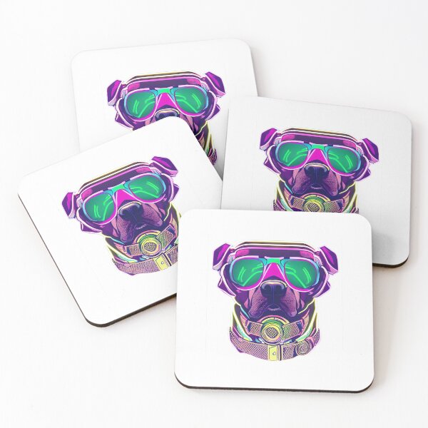 Item preview, Dog in a space suit and glasses designed and sold by portokalis.