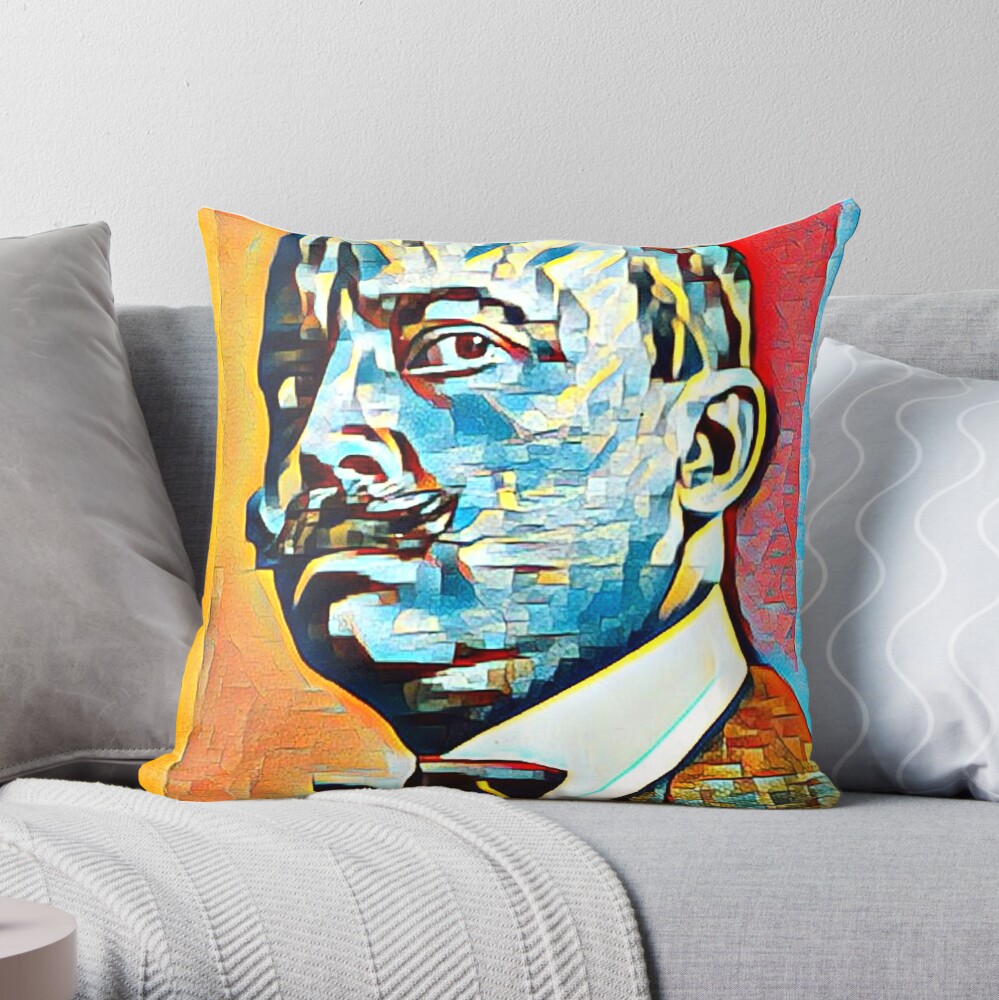 Filippo Tommaso Marinetti Artwork, Filippo Tommaso Marinetti Portrait, Filippo Tommaso Marinetti Wall Art  Pillow for Sale by Suyogsonar25