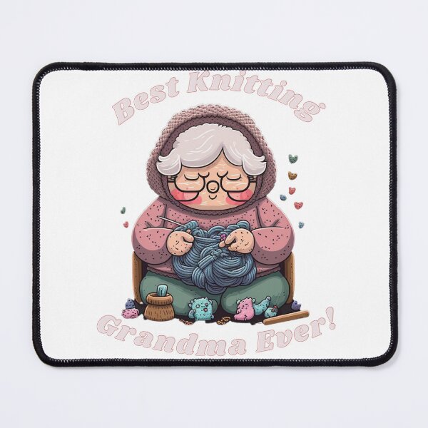 Item preview, best knitting grandma ever designed and sold by printiesart.