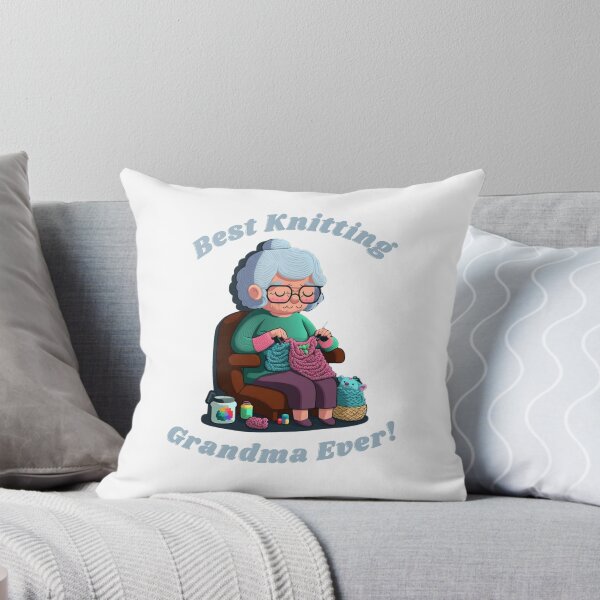 Item preview, best knitting grandma ever designed and sold by printiesart.