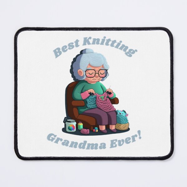 Item preview, best knitting grandma ever designed and sold by printiesart.