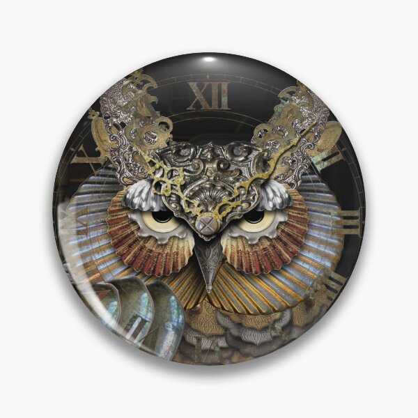 Item preview, A steampunk owl designed and sold by Maxine Gadd.