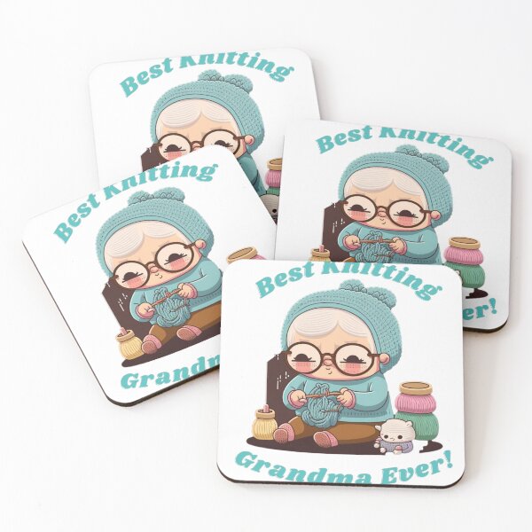 Item preview, best knitting grandma ever designed and sold by printiesart.
