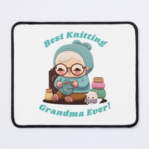 Item preview, best knitting grandma ever designed and sold by printiesart.