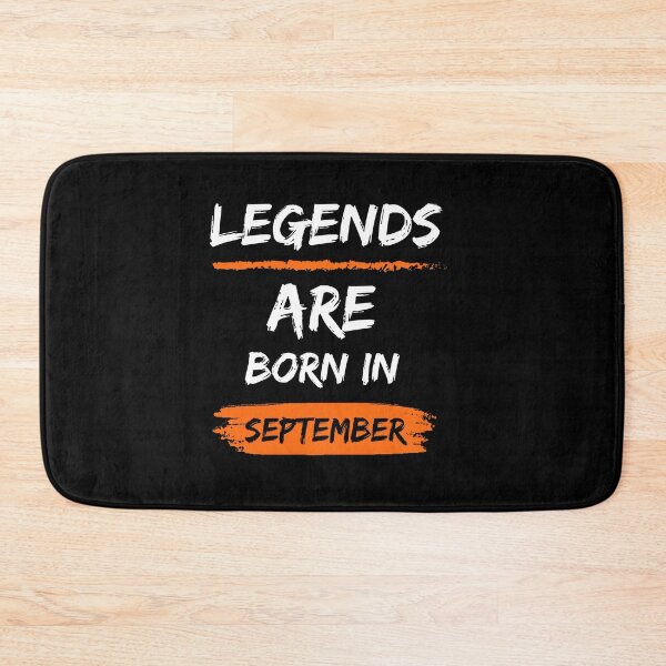 Item preview, Legends Are Born In September designed and sold by Minhal's Artful  Impressions.