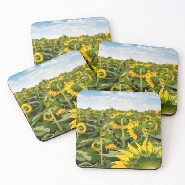 Item preview, sunflower field summer season agriculture designed and sold by goceris.