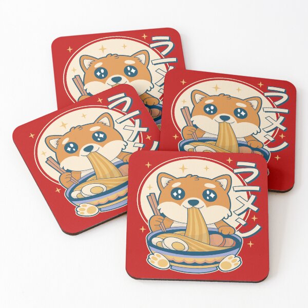 Item preview, Corgi Eating Ramen Cute Kawaii Noodles - Corgi Ramen designed and sold by YueHeng Creates ⭐⭐⭐⭐⭐.