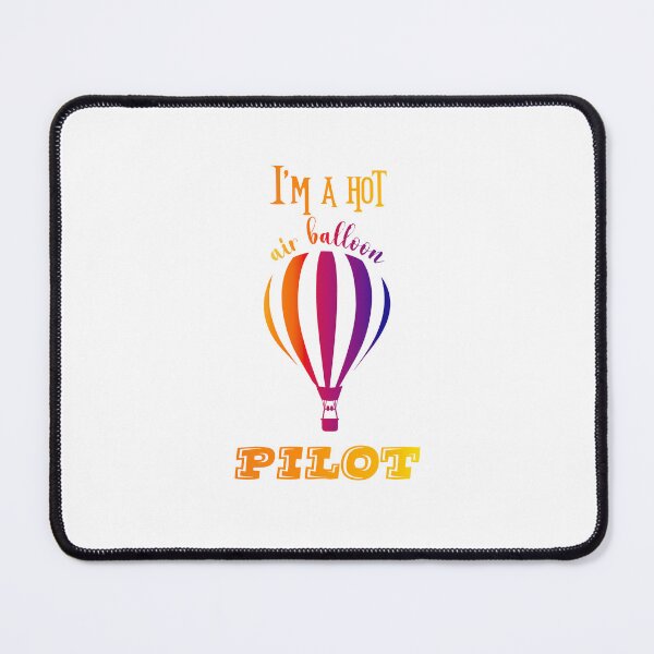 Item preview, Hot air balloon pilot on white designed and sold by Misschemical.