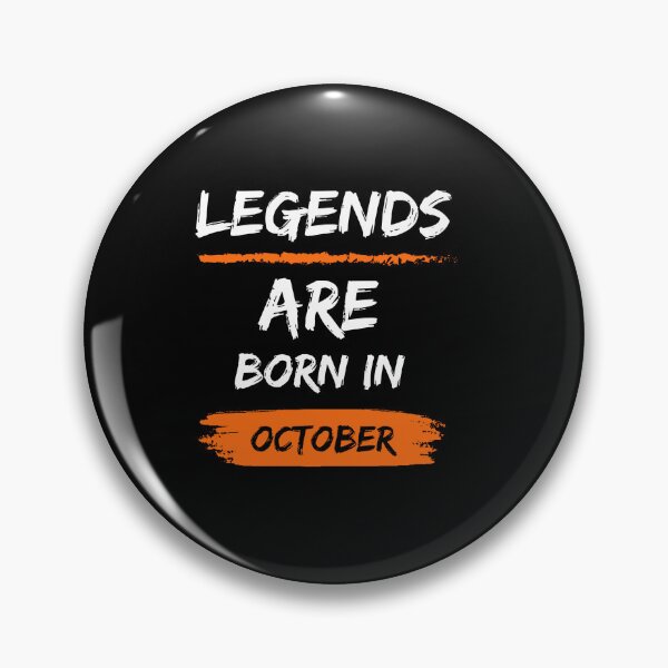 Item preview, Legends Are Born In October designed and sold by Minhal's Artful  Impressions.