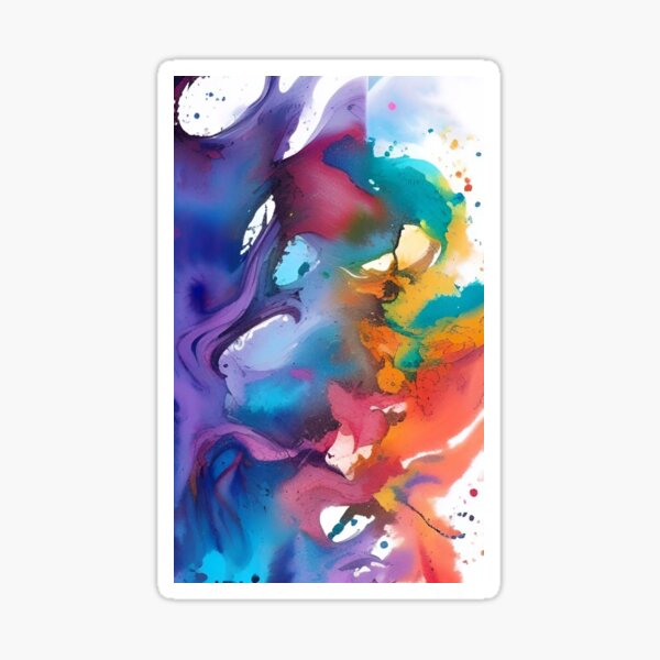 Item preview, Abstract Watercolor Splatter Art Abstract  designed and sold by CattlettArt.