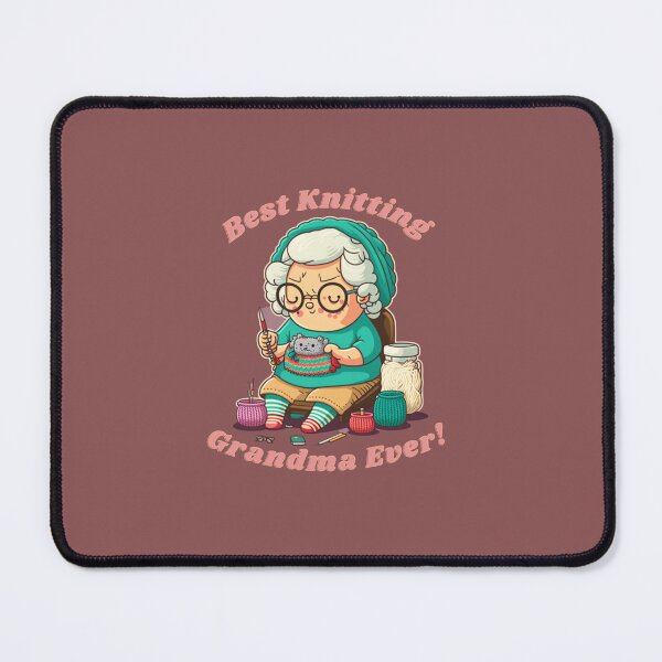 Item preview, best knitting grandma ever designed and sold by printiesart.