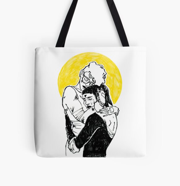 Black Fire - Fuego Negro All Over Print Tote Bag
