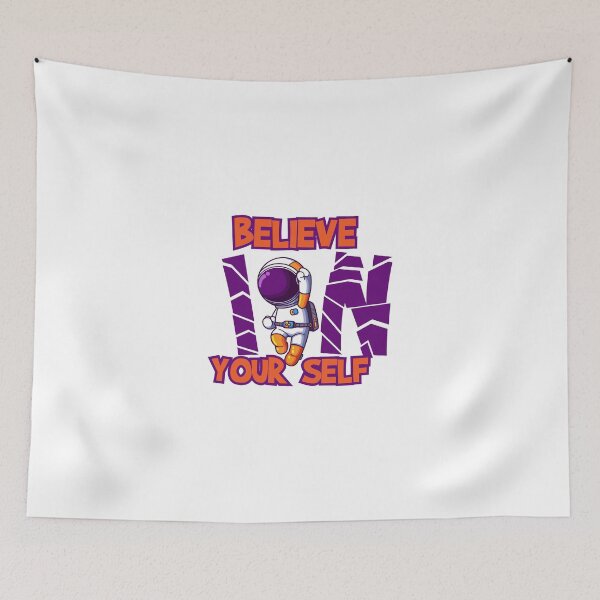 Item preview, Astronaut jumping, Believe in yourself designed and sold by MariaFionawati.