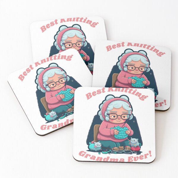 Item preview, best knitting grandma ever designed and sold by printiesart.