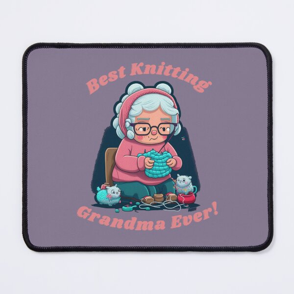 Item preview, best knitting grandma ever designed and sold by printiesart.