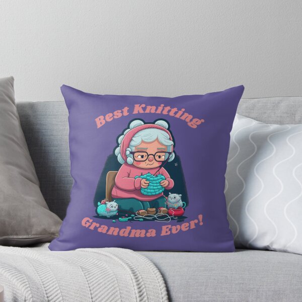 Item preview, best knitting grandma ever designed and sold by printiesart.