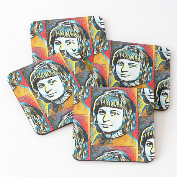 Item preview, Marina Tsvetaeva Artwork | Marina Tsvetaeva Portrait | Marina Tsvetaeva Wall Art  designed and sold by Suyogsonar25.