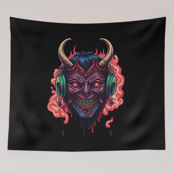 Item preview, Hannya Mask with Headphones - Zombie designed and sold by Odd World.