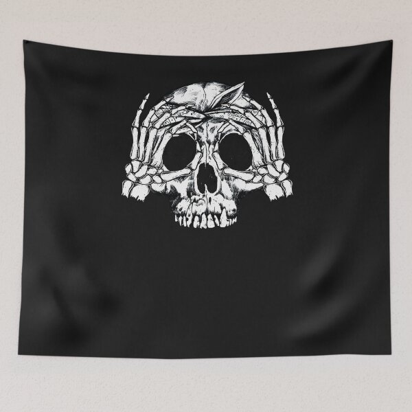 Item preview, Kuck Kuck Skull m Bandana designed and sold by ChrisFeil.
