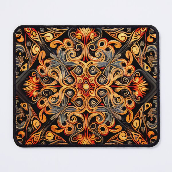 Item preview, Aggressive Traditional Pattern Digital Painting designed and sold by CodeAndColors.