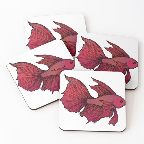 Item preview, Red fish design  designed and sold by FloralsbyKavya.