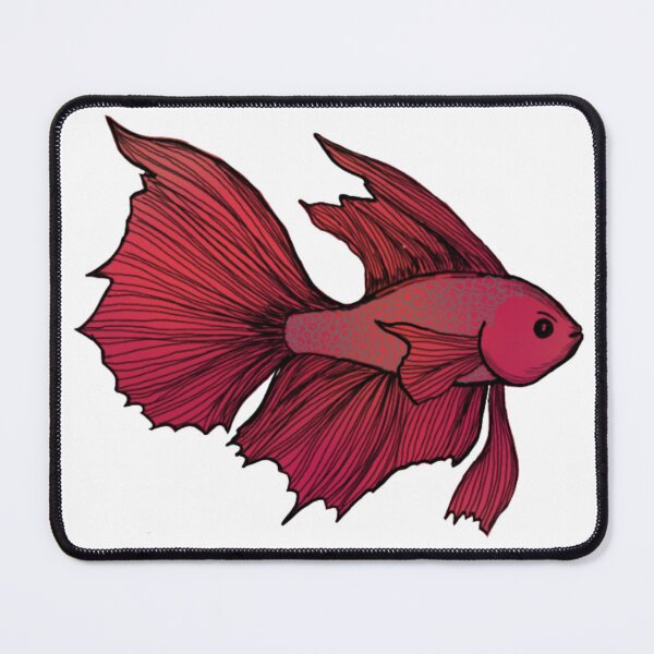 Item preview, Red fish design designed and sold by FloralsbyKavya.