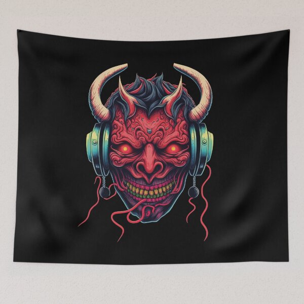 Item preview, Hannya Mask with Headphones - Zombie designed and sold by Odd World.