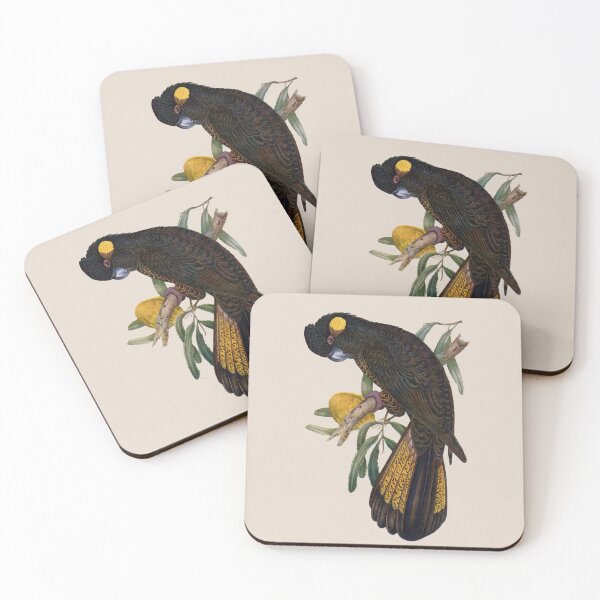 Item preview, Yellow Tailed Black Cockatoo (Zanda funerea) designed and sold by wildtribe.
