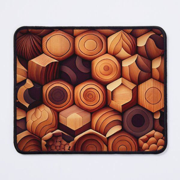 Item preview, Crafty Wood Pattern Digital Painting designed and sold by CodeAndColors.