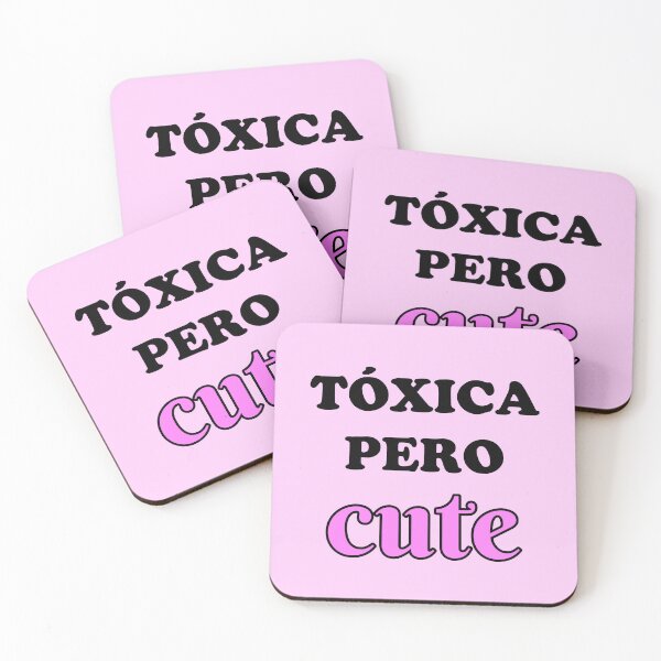 Item preview, Tóxica Pero Cute - Toxic but cute in Spanish - hispanic latin mexican women designed and sold by ALLURE-minimal.