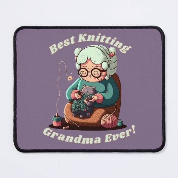 Item preview, best knitting grandma ever designed and sold by printiesart.