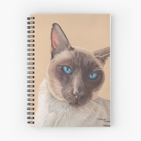 Item preview, A Siamese cat designed and sold by cathyscreations.