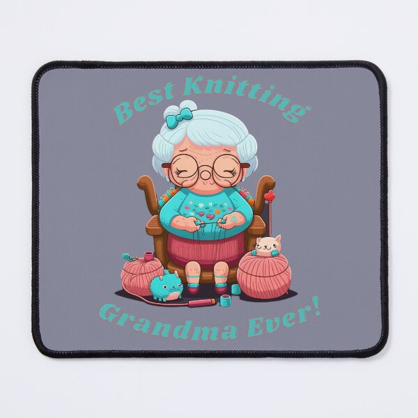 Item preview, best knitting grandma ever designed and sold by printiesart.