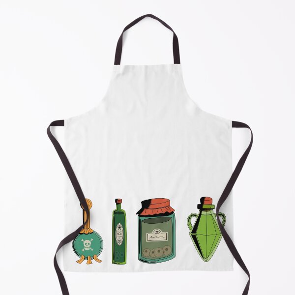 Item preview, four green potions and poisons  designed and sold by CSDesignandGift.