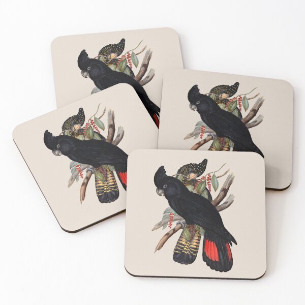 Item preview,  Red-tailed Black Cockatoo (Calyptorhynchus banksii) by John Gould designed and sold by wildtribe.