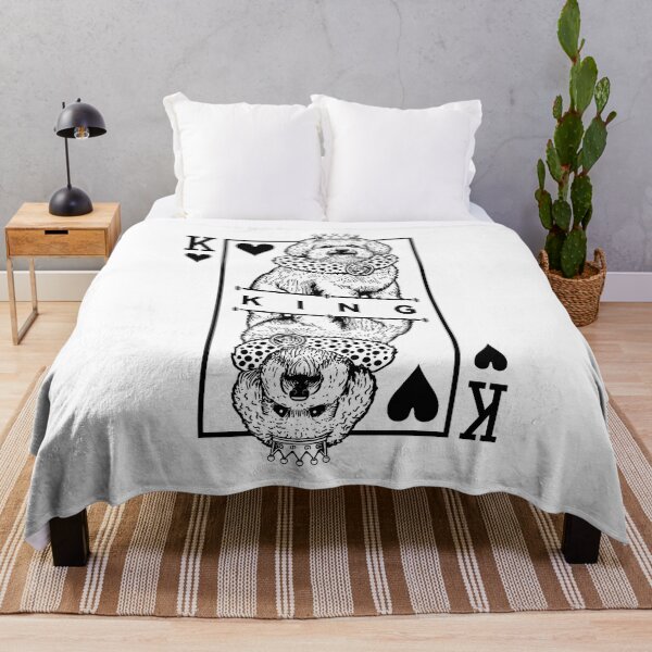 Item preview, Bichon Frise King Of Hearts Funny Dog Lover Pop Art designed and sold by GrandeDuc.
