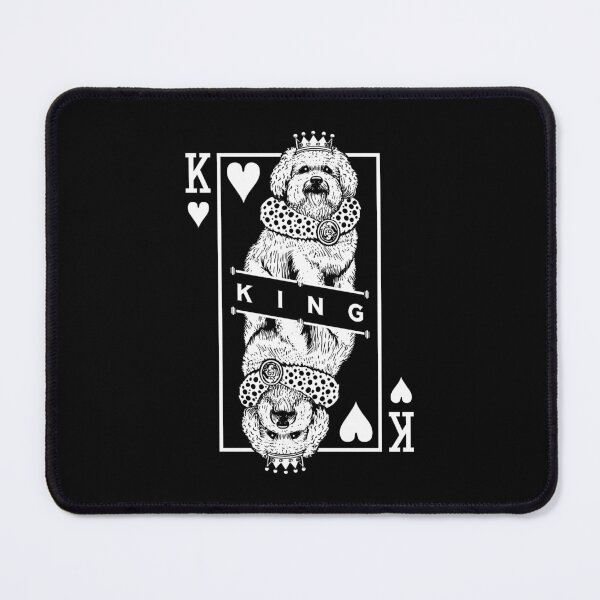 Item preview, Bichon Frise King Of Hearts Funny Dog Lover Pop Art designed and sold by GrandeDuc.