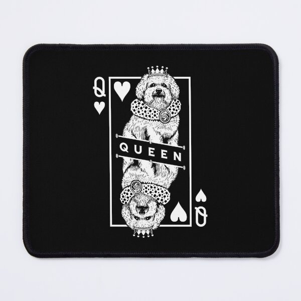 Item preview, Bichon Frise Queen Of Hearts Funny Dog Lover Pop Art designed and sold by GrandeDuc.