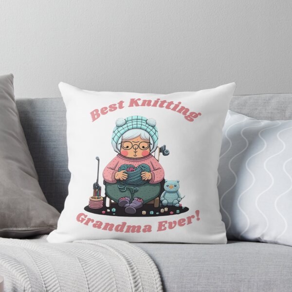 Item preview, best knitting grandma ever designed and sold by printiesart.