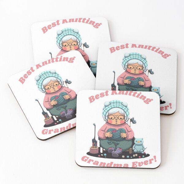 Item preview, best knitting grandma ever designed and sold by printiesart.