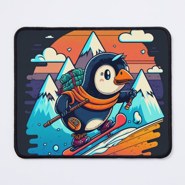 Item preview, penguin on skis designed and sold by Olivier Dean.