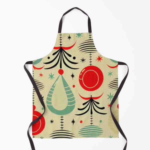 Aperçu de l'œuvre Flat Vintage Cartoon Winter Pattern Digital Painting créée et vendue par CodeAndColors.