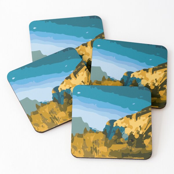 Item preview, Abstract Illustration:- Abstract Mountain Wall Art-Abstract Mountain Painting designed and sold by typoinspired.