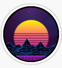 SynthWave Sticker