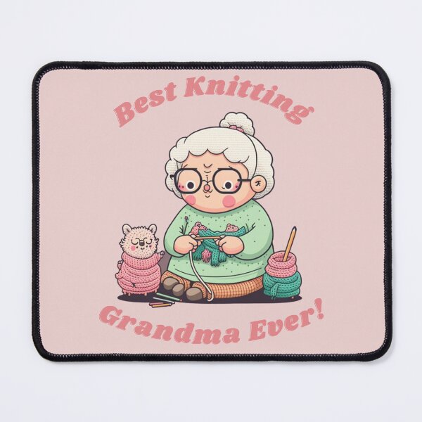 Item preview, best knitting grandma ever designed and sold by printiesart.