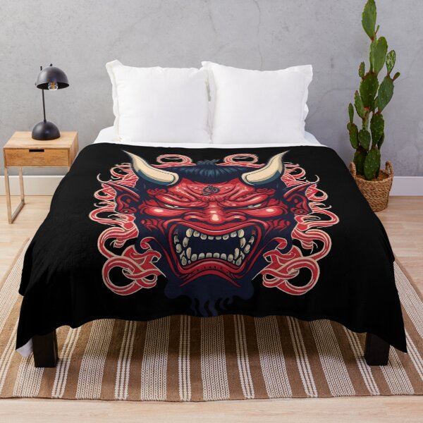 Item preview, Traditional Japanese Hannya Mask - Tattoo designed and sold by Odd World.